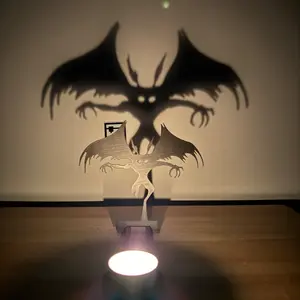 Mothman | Cryptid | Shadow Caster | Tealight Decor Decorative