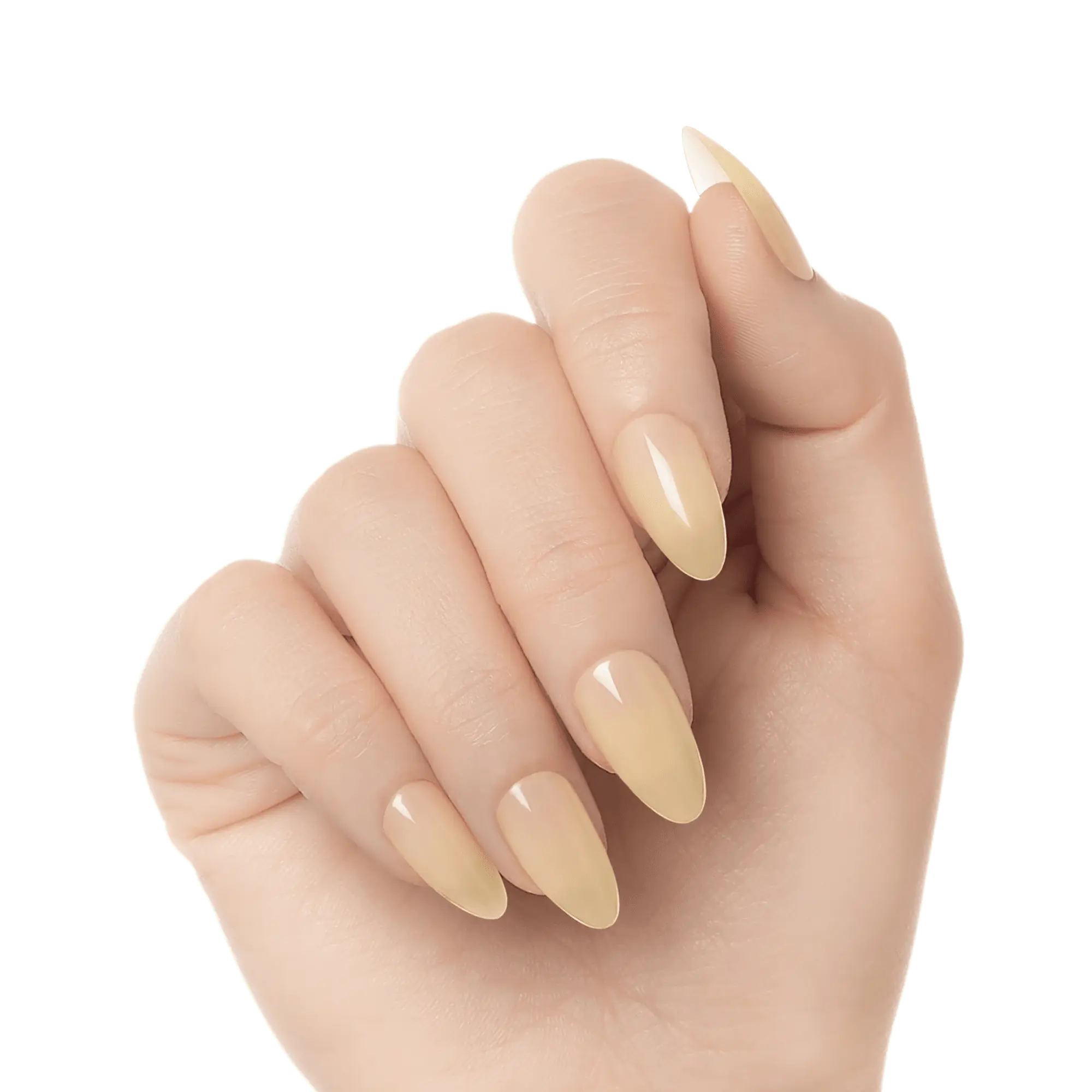 Kiss Salon X-tend Color Press On Soft Gel Nails - Me Like U | Solid, Yellow, Medium, Almond