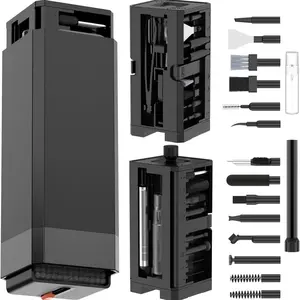 32-in-1 Digital Camera Cleaning Kit, Camera Screen Cleaning Tools, Multifunctional Cleaning Kit for Canon/SONY Cameras, DSLR, Mirrorless Lens, CMOS Sensor, Smartphone