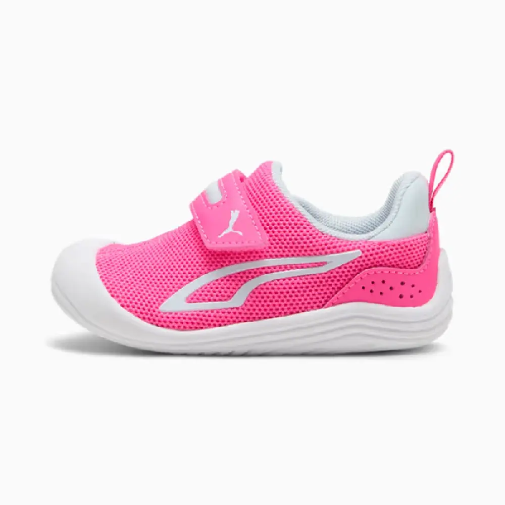 Toddler's Puma Kitten Mesh V Inf Fluro Pink Pes-Sea Glass (402864 03)