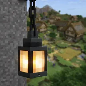 Minecraft Lantern LED Light - Perfect for Decor and Lighting