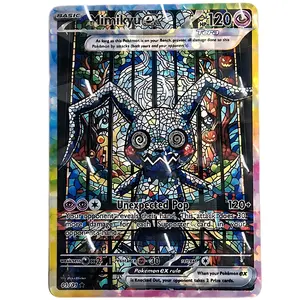 Mimikyu ex Illustration Art Custom Card Standard English Back Standard Size Beautiful Display Pokemon Ships Sleeved in Card Saver Shipping Deal