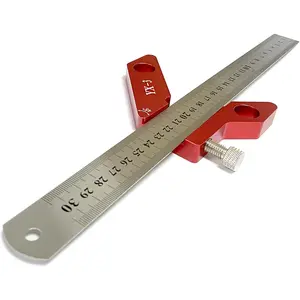 Center Finder Woodworking Square Center Scribe Circle Center Finder 45° 90° Scribe Scribing Rule Layout Gauge Magnetic Wood Measuring Scribe Tool