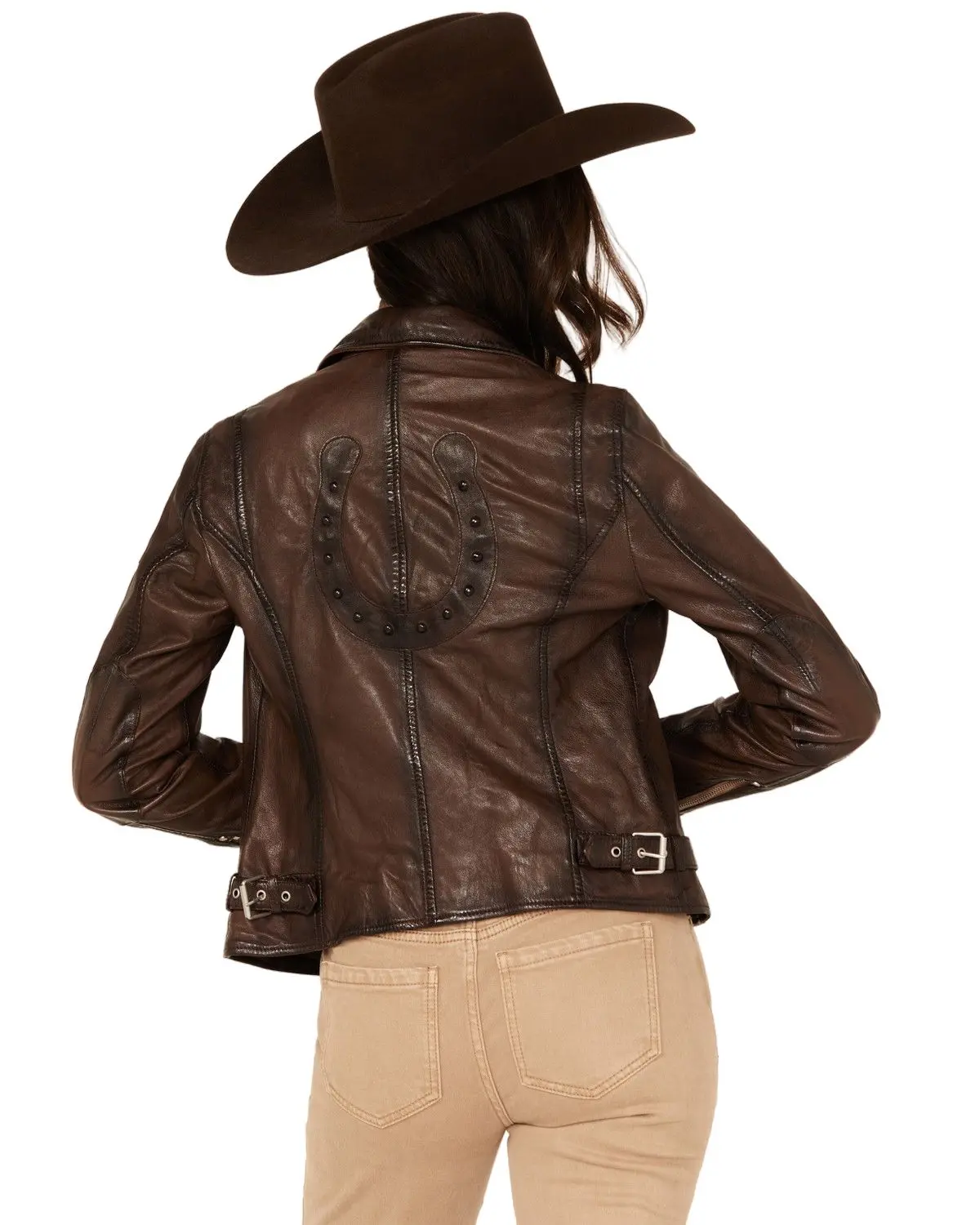 Mauritius Leather Women's Women'S Boot Barn Lucky Horseshoe Jacket - Lucky Rf