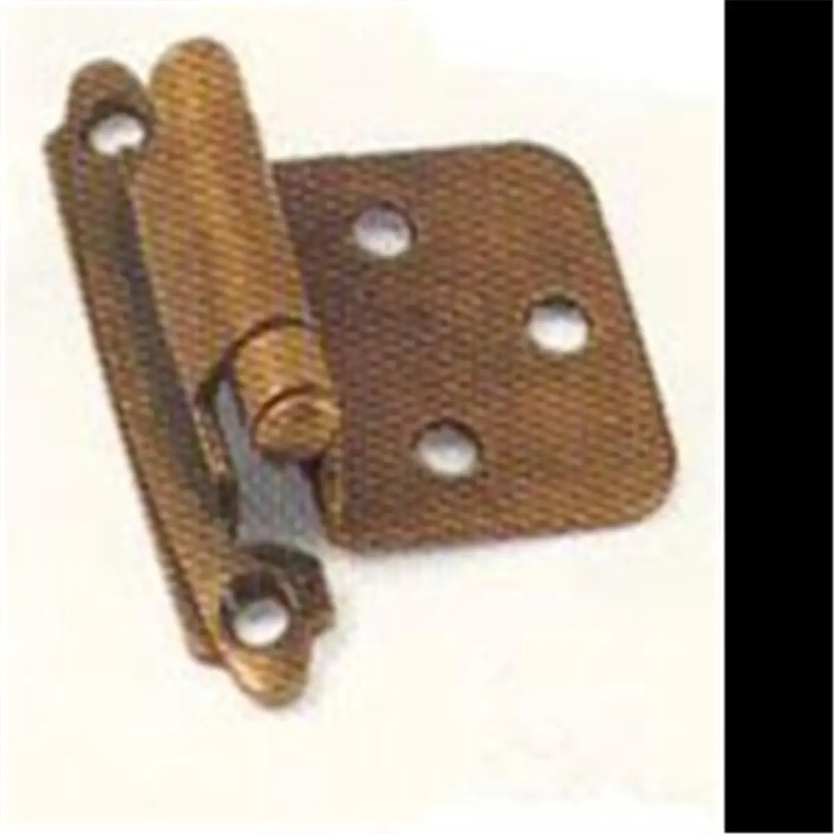 28705 Universal Antique Brass Concealed Auto-Close Face Frame Door Hinges - Easy-to-Use, Screws Included, Pack of 25
