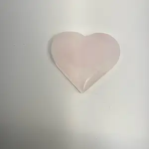 Intuitively Chosen Pink Calcite Heart | Emotional Healing & Calm