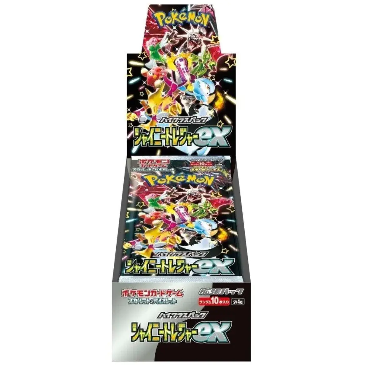 Pokemon Japanese Shiny Treasure Ex Booster Box [Ripped Live] - TikTok Shop