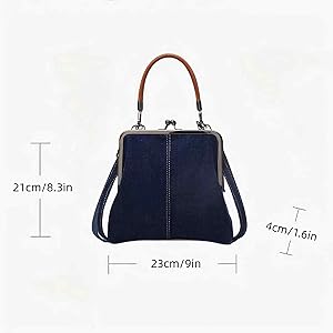 Denim Crossbody Tote Bags For, Mini Blue Denim Totebag Kiss Lock Purses And Handbags Accessories Denim Crossbody Tote Bags For, Mini Blue Denim Totebag Kiss Lock Purses And Handbags Accessories