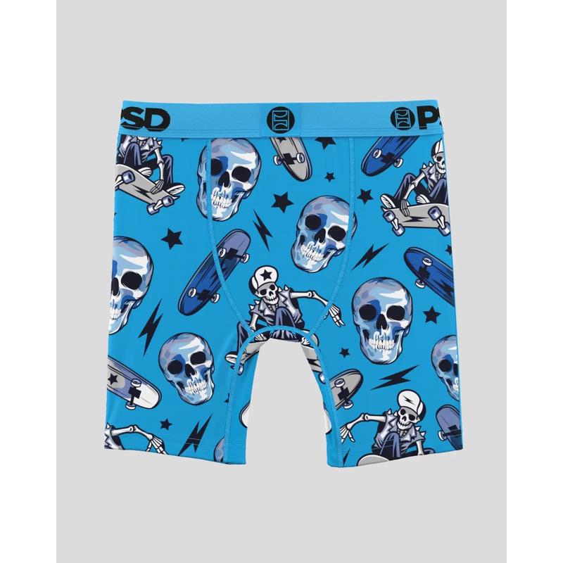 PSD Youth Boy's Shredders Boxer Brief 3 Pack - Soft, Breathable and Stretch Comfortable Underwear