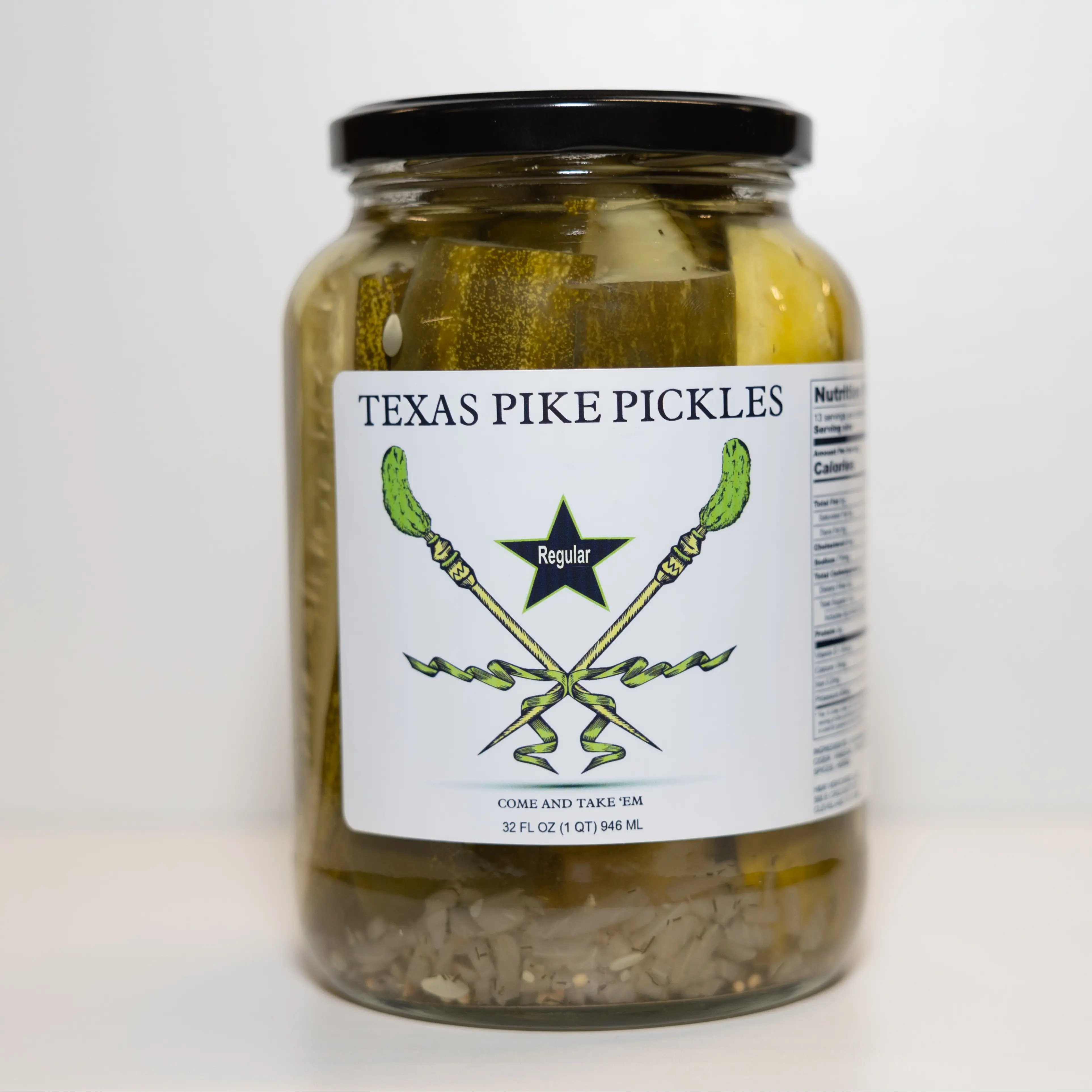 Texas Pike Pickles Regular Dill Spears (1) 32oz