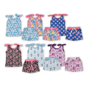 Summer sleeveless casual Girls Set