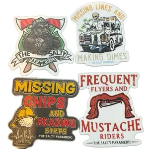 The Salty Paramedic Variety Sticker Pack (5 Stickers)