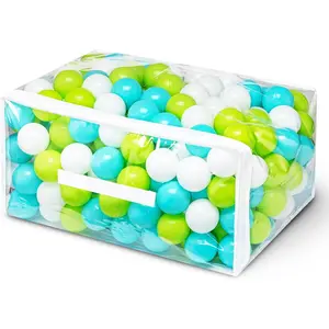 100 Ball Pit Balls for Kids, Plastic Balls for Ball Pit, Play Balls for Toddlers Babies, Ideal for Ball Pit, Kiddies Pool, Indoor Playpen