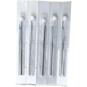 16G 100 Pieces Body Ear Navel Nose Lip Nipple Piercing Needles Tattoo Supplies