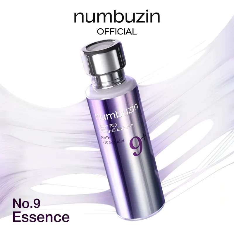 [numbuzin official] No.9 NAD+ Peptide Essence | NAD+ BIO Lifting-sil Essence | Lifting, Firming, Wrinkles, Fine Lines, Elasticity | Peptides, NAD+ | Serum for Aging, Dull Skin | 1.69 fl. oz.