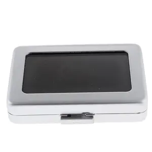 Electroplate Iron Box For Diamond Gemsts Storage Organiser Silver