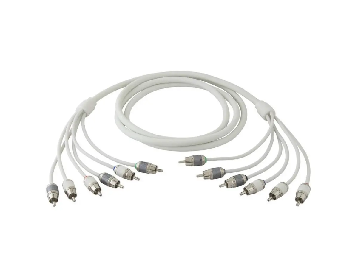T-Spec V10R176 17 ft. Ultra-Flexible Marine Grade 6-Channel Audio RCA Cable