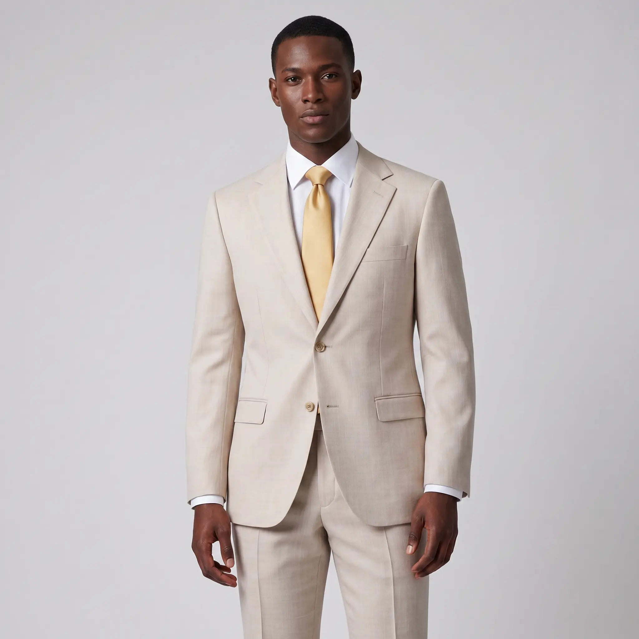 Joseph Michael Men's Shell Modern Fit Sharkskin Suit - Notch Lapel