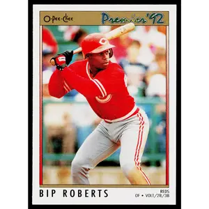 Bip Roberts 1992 O-Pee-Chee Premier #69 Cincinnati Reds