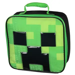 Minecraft Video Game Creeper Insulated Lunch Box 10"