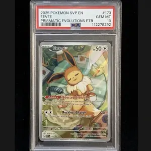 Pokemon Eevee 2025 SVP 173 Scarlet & Violet Promo Holo English PSA 10
