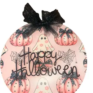 Boujee Boo Happy Halloween Sign Home Decor