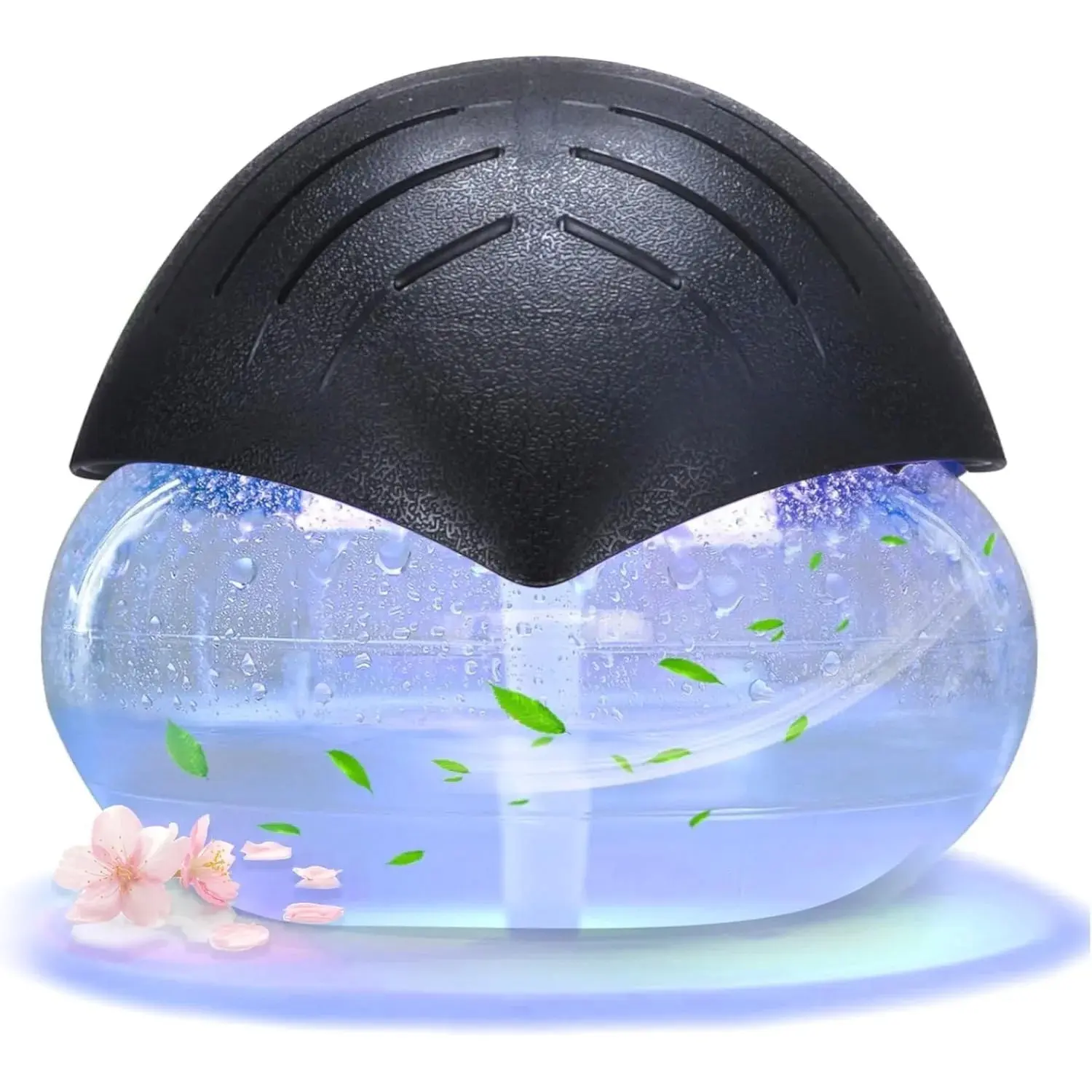 Water-Based Purifier Air Washer, Air Fresher with 7 LED Color Changing Mood Light for Home, Office, Room, Air Revitalizer and Freshener, Air Purifier Diffuser (No Essential Oils)