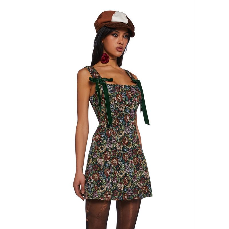 Pixie Stardust Mini Dress - Jacquard