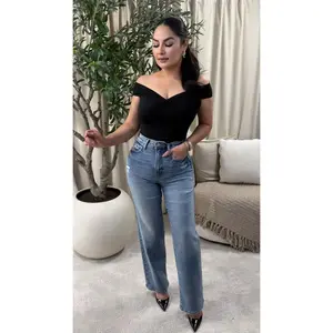 WV19195RS-MD SUPER HIGH RISE DAD JEANS