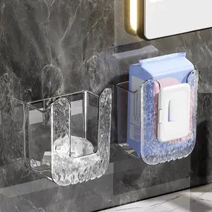 Paper Towel Storage Box, Wet Wipe Organizer, No-Drill Wall-Mounted Wet Wipe Holder, Convenient and Space-Saving Design, Tissue Dispenser