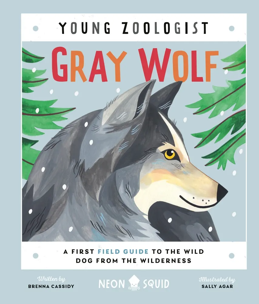 Used Hardcover Book - Young Zoologist: Guide to Gray Wolves (2.52 lbs, Animal Facts, Inspires Conservation) by Brenna Cassidy - English (Educational School & Office Supply)