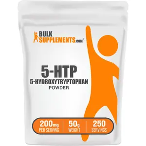 BulkSupplements - 5-Hydroxytryptophan (5-HTP) Powder - Natural Antioxidants - 50g - 200mg per Serving