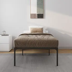 Zeta 16 Inch Metal Platform Bed Frame - Perfect for Your Bedroom