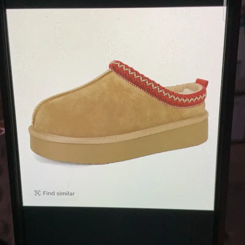 Women’s  Braided Leather outdoor Suede Slippers Mini Platform  Boots with Fluffy Fur Lining Short Ankle Boots for Autumn  Winter Warm Walking Shoes Plush