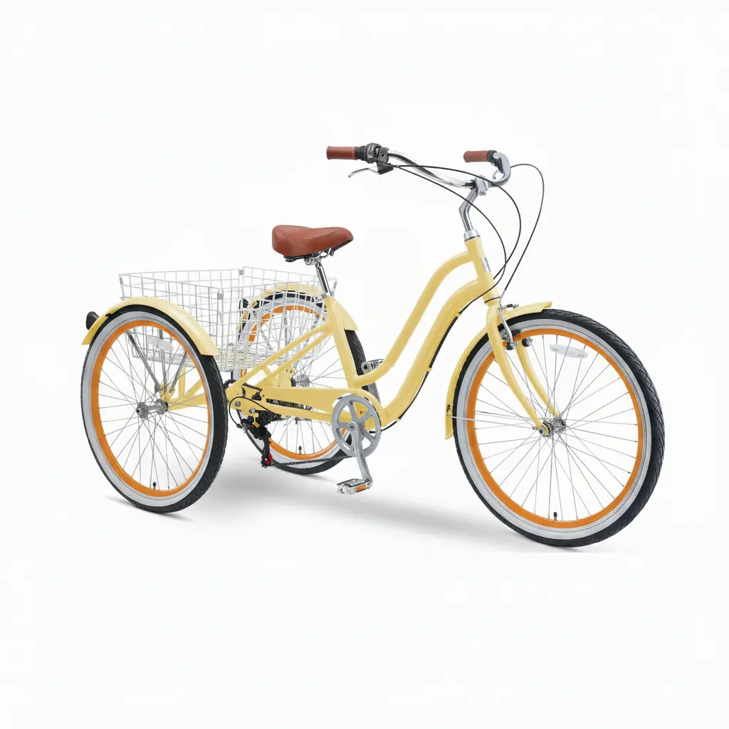 sixthreezero Women's EVRYjourney 7-Speed Hybrid Tricycle - Cream (Pre-Assembled)