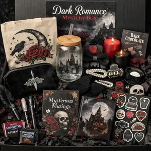 Dark Romance Date Box with Book – Mystery Box for Readers