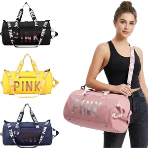 18 Inch Sparkle Sequin Gym Bag for Women, Waterproof Large Carry-On Weekender, Versatile for Any Use