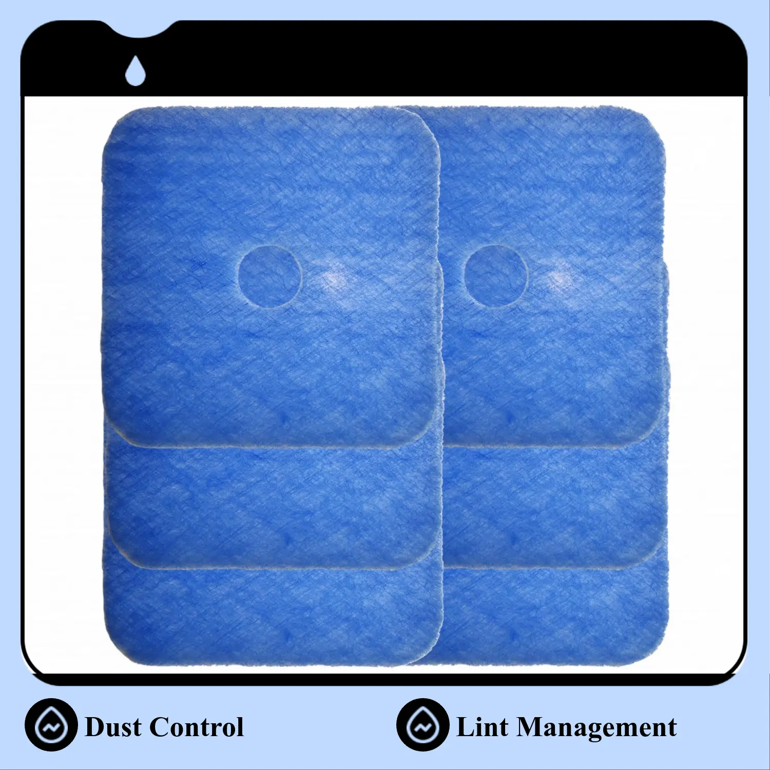 Filters For House Fans 18in Box Fan Filters Compatibility Six Household Dust & Lint Fiberglass Air Filters