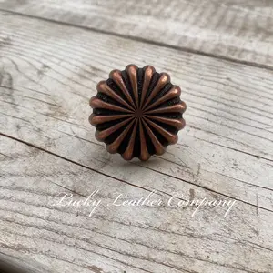 Wild Rag Slide, Antique Copper Pinwheel Wild Rag Slide! 1.5”