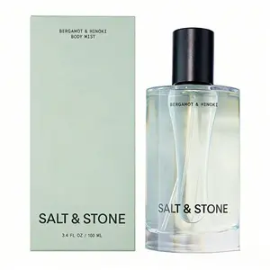Salt & Stone Bergamot & Hinoki Body Mist Skincare Infused Hair & Body Spray for Women and Men Hydrating Fragrance with Glycerin and Red Algae Vegan Cruelty Free 3.4 fl oz