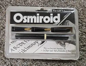 Vintage Osmiroid Fountain Pen For Left-Handers