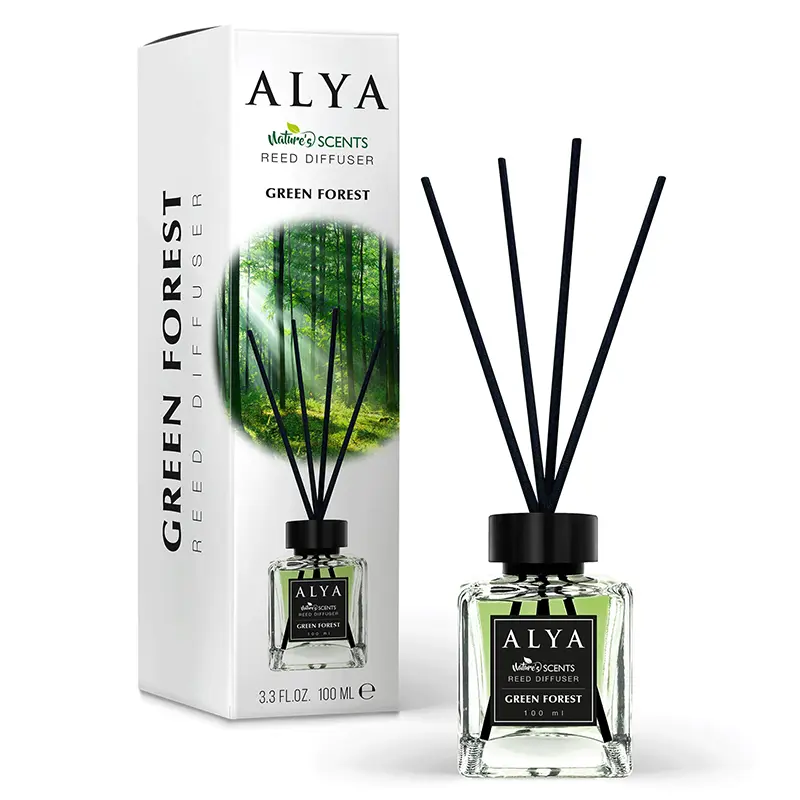 3.3 oz Green Forest Scents-Reed Diffuser