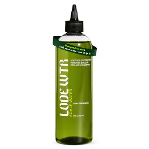 Lode WTR Scalp Water 12oz - pH-Balanced Scalp Detox Rinse | Removes Buildup & Flakes Without Stripping | Fragrance-Free Aloe Vera & Peppermint
