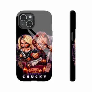 Bride of Chucky Horror Movie Phone Case for Halloween Lovers Gothic Protective Themed Phone Case Premium Matte Texture, Protection, Shockproof, Anti-Drop, Anti-Fingerprint For IPhone 17-12, Pro Max, Pro Plus, and Samsung S25-22 Protection Safety