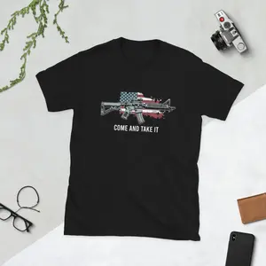 Come & Take It - Monochrome American Spirit Short-Sleeve Unisex T-Shirt
