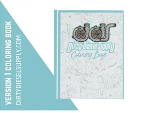 Dirty Diesel Supply Version 1 Truck Coloring Book: 21 Detailed Pages of Classic and Modern Models, Soft Cover