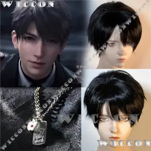 Caleb Elder Brother Xia Yizhou Cosplay Game Love And Deepspace Man Wig Cute Ears Necklace Girl Women Gift Roleplay Customized