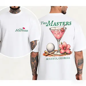 Augusta Masters Golf Vintage Comfort Color T-shirt, Azalea Cocktail Graphic Tee, Amen Corner Graphic Tee T-shirt