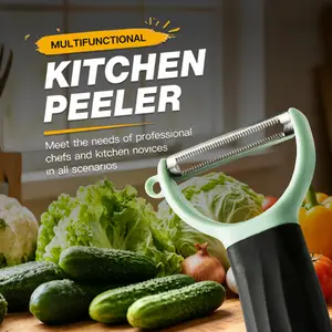 Tounvating Multi‑Functional 420 Stainless Steel Y‑Shaped Potato Peeler, smooth peeling, Effortless Tool for Hard‑Skin Fruits & Vegetables
