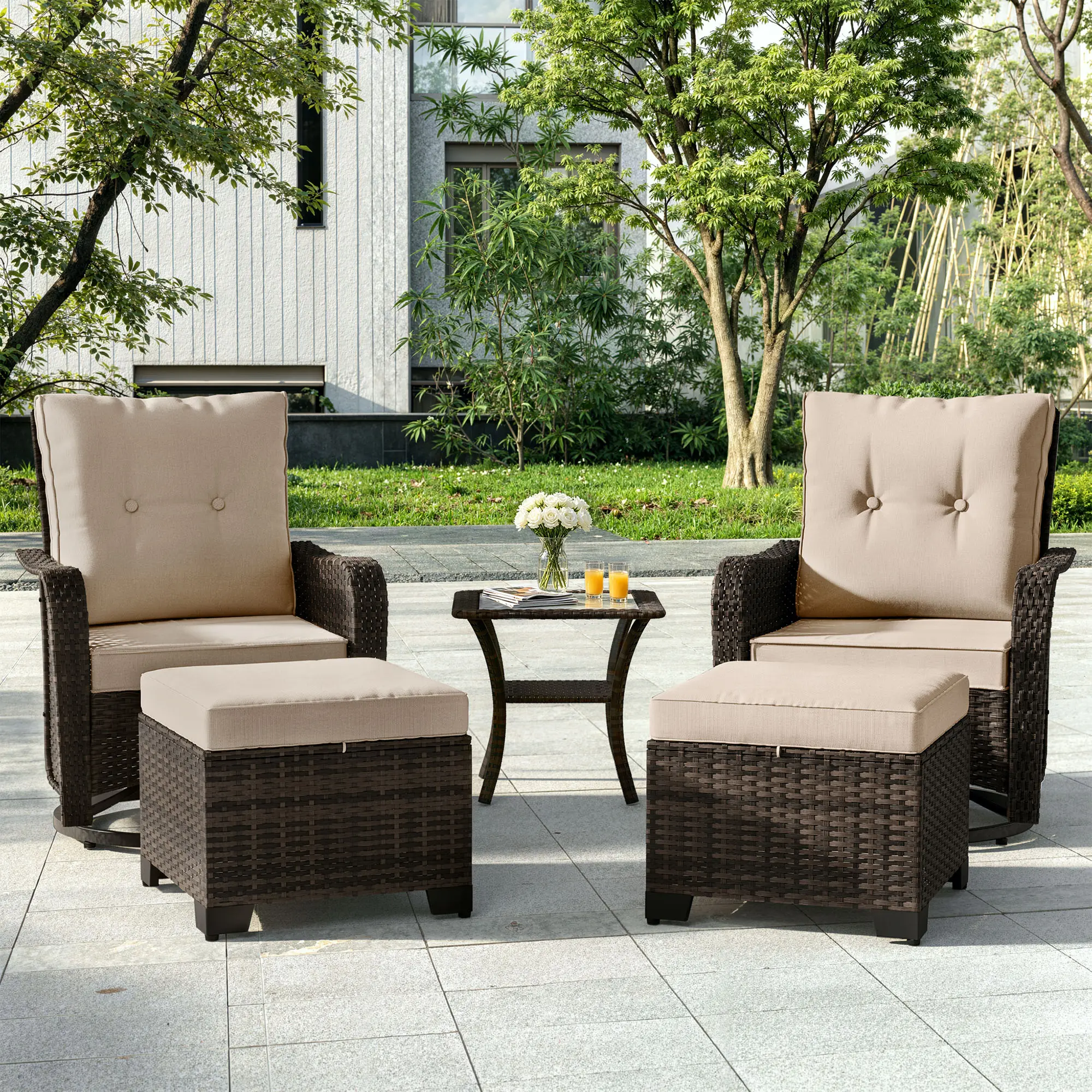 SAND / With Ottomans / 2-Package Delivery
